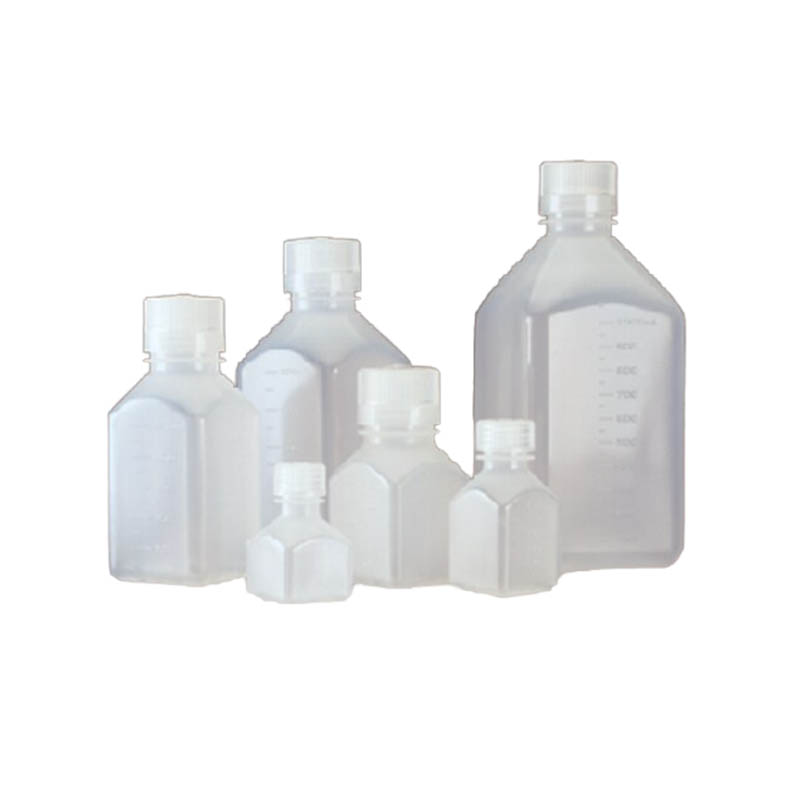 Nalgene 带盖方形瓶，PPCO材质，容量1000ML